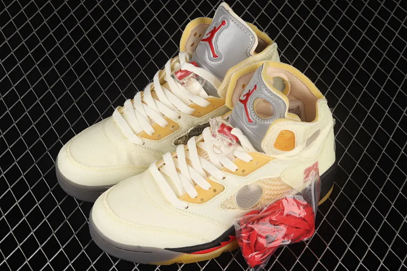 All categories Air Jordan Jordan series basketball shoes Air Jordan 5 G version OF x Air Jordan 5 AJ5 Qiao 5 Baifan Jin Chanyi DH8565-100
